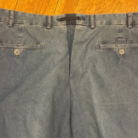 Paul & Shark Yachting Blue Denim Pants Mens Size 38x28 Suspender Buttons Read* - Picture 3 of 14